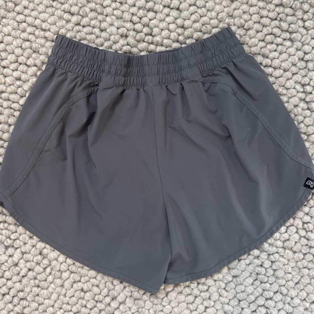 Women's Gray Athletic Authentic Iowa Hawkeye Shorts XXL - Picture 3 of 6